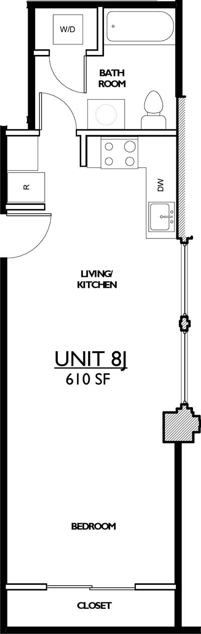 Residences 221 - Floor Plan 8J