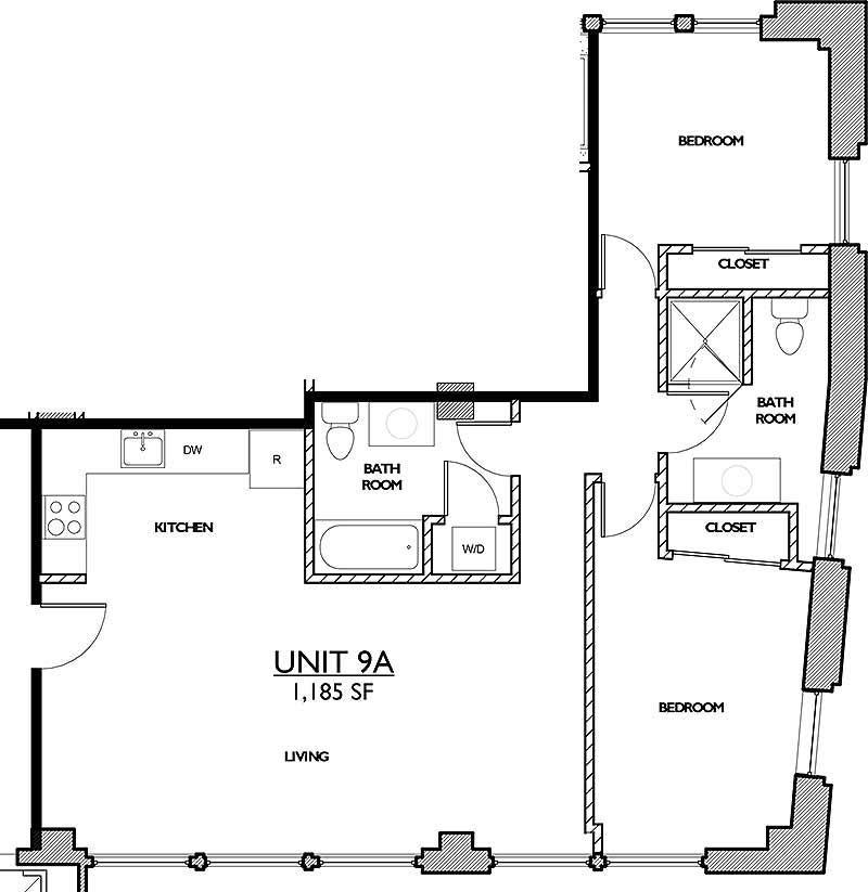 Residences 221 - Floor Plan 9A